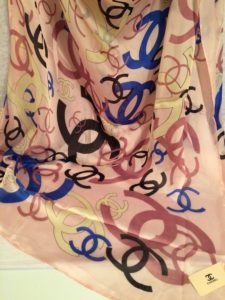 New! Extra Huge Soft Tan Beautiful Silk Chanel Fashion Scarf/ In others Colors $75.99