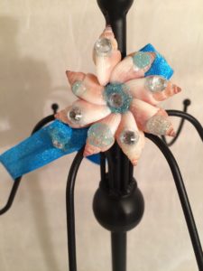 Beautiful Ocean Blue Stone Sea Shall Tiara #5 $25.99