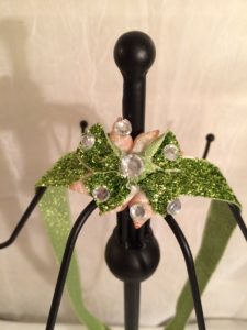 Velvet Green Sea Shall Bow Tiara $30.99