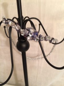 Sliver And Black Stone Rope Tiara $35.99 