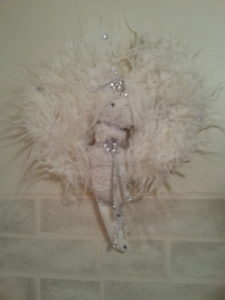 Beautiful White And Stone Angel Of Love Doll $100.99